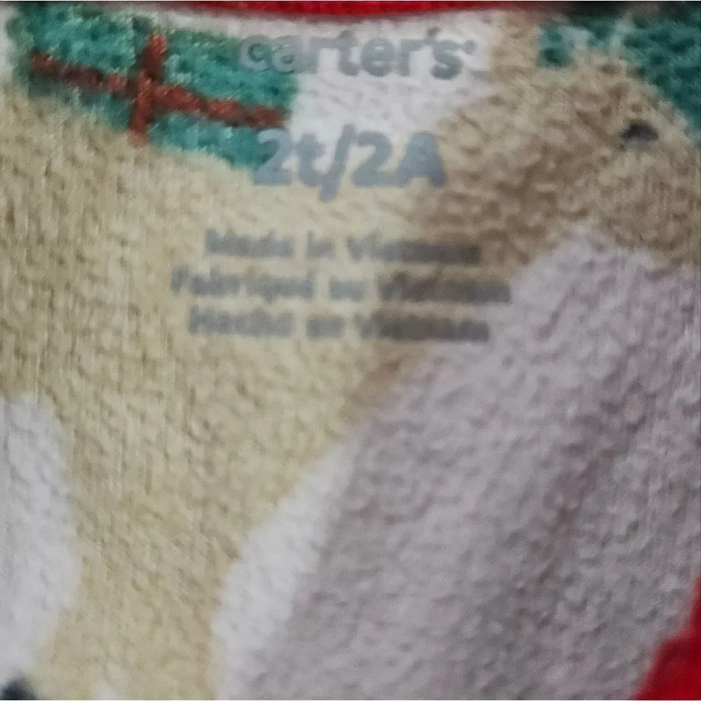 Carter's Toddler Christmas Sleeper Size 2T